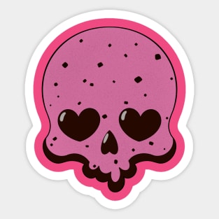 Skulls in the Dessert- Raspberry Chocolate Chip Sticker